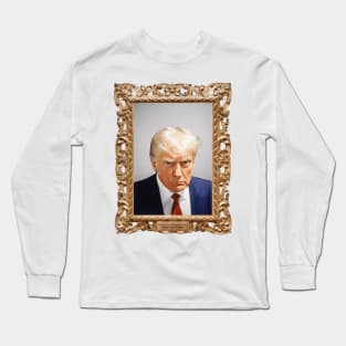 Donald Trump Mugshot Long Sleeve T-Shirt